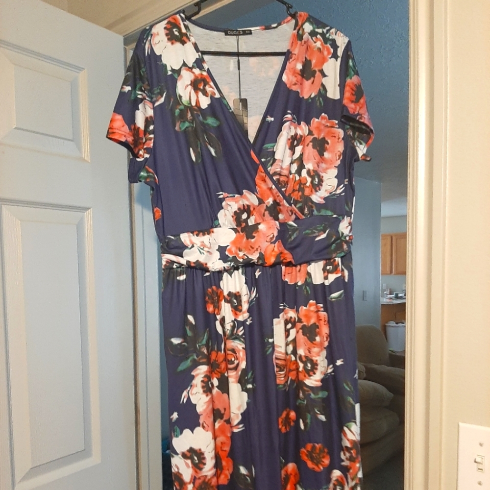 Ouges Floral dress NEW WITH TAGS XXL